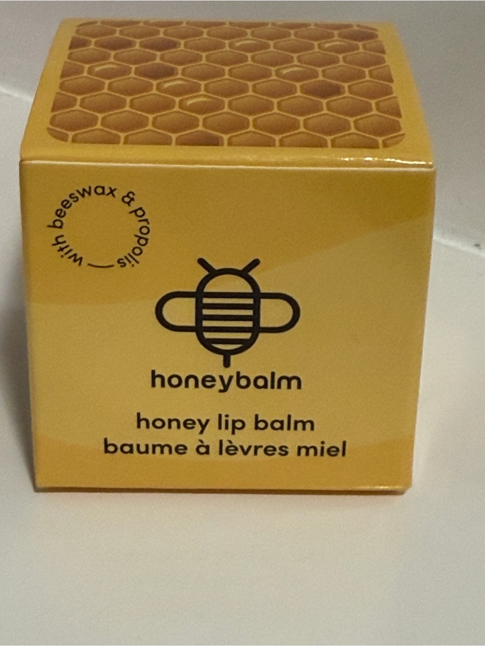 honeybalm Honey Lip Balm - Yellow Packaging